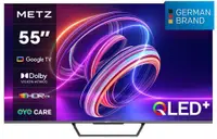 Televizor smart METZ - 55MQD7500Z, 55'', 4K UHD, QLED, 2x10W, Dolby Atmos, negru