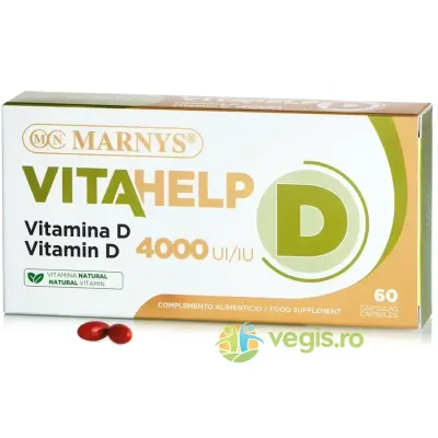 Vitamina D3 (Colecalciferol) 100mcg (4000UI) 60cps moi