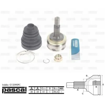 Set articulatie, planetara PASCAL G12090PC