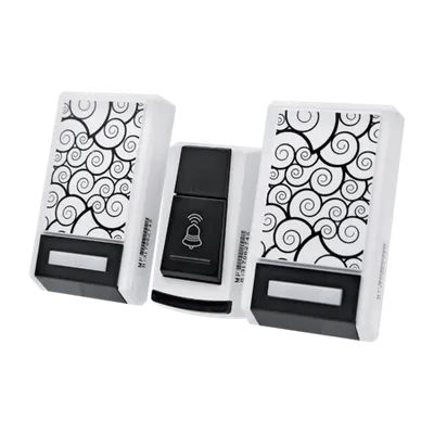 Sonerie Wireless 5015 2 Receptoare /1buton Ac 36 Melodii
