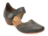 Pantofi RIEKER bleumarin, 43753, din piele naturala