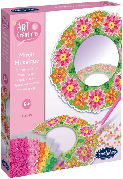 Set creativ Sentosphere - Oglindă din cristal diamant în formă de floare DIY