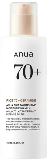 Anua Loțiune hidratantă pentru față Rice 70, 150 ml