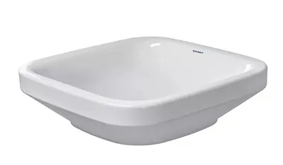 Lavoar Duravit DuraStyle 0349430000, montare pe blat, 43 x 43 cm, dreptunghiular, Alb