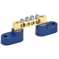 Neutral bus bars with two corner Izolators SHNI-6x9-4-U2-S