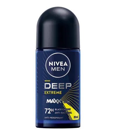 Deodorant roll-on pentru barbati Deep Extreme, 50ml, Nivea