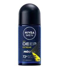 Deodorant roll-on pentru barbati Deep Extreme, 50ml, Nivea