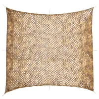 vidaXL Plasă de camuflaj cu geantă de depozitare, nisipiu, 521x493 cm