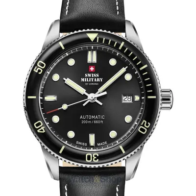 Ceas Swiss Military Swiss Military SMA34106.05 Mens Watch Automatic Diver 42mm 20ATM