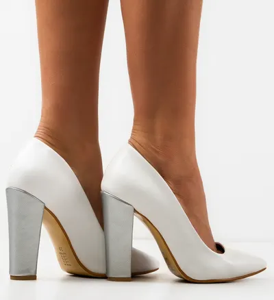 Pantofi dama Sorca Albi