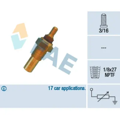Senzor temperatura lichid racire FAE 32020