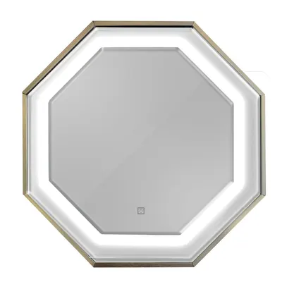 Oglinda baie cu LED si buton touch L-1162 60x60 cm