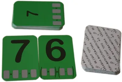 Joc de logica Bright Toys - Matematica vesela, 3 jocuri cu carti