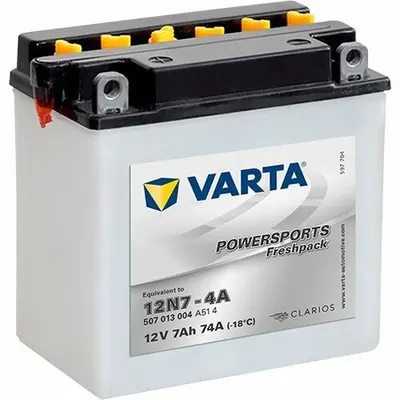 Baterie Moto Freshpack 12V 7Ah, 507013004 12N7-4A Varta