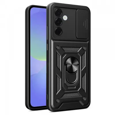 Husa pentru Samsung Galaxy A36 A366, Techsuit, CamShield, Neagra