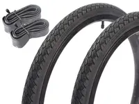 Set anvelope bicicletă KUJO ONE 0 ONE A 24 inch x 1,75 inch + cameră AV