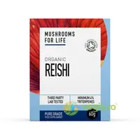 Pulbere de Reishi 1000mg Pure Grade Extract Ecologica/Bio 60g