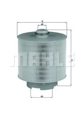 Filtru aer MAHLE ORIGINAL LX 1006 1D
