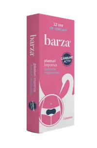 Plasturi impotriva durerilor menstruale, 3 bucati, Barza