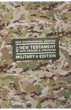 Niv, New Testament with Psalms and Proverbs, Military Edition, Compact, Paperback, Military Camo, Comfort Print