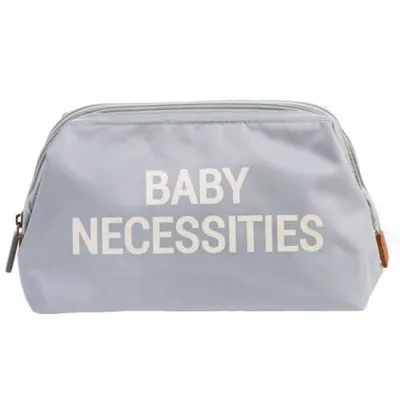 Geanta de toaleta Childhome Baby Necessities Gri
