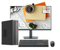 PC Business Ready OptimX T5 SFF cu procesor Intel Core i5-9400, 8GB DDR4, 256GB SSD, Win11 Pro și Monitor 27" FHD, IPS, LED + kit tastatura si mouse Pro KM500 cu fir