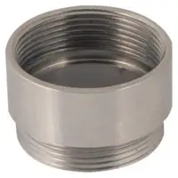 Threaded Extension Tube - in Brass Nickel Plated - M20-M20