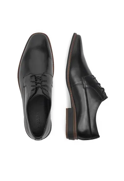 Pantofi barbati - ZAHARY-03A - piele naturala - negre