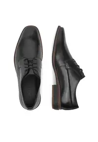 Pantofi barbati - ZAHARY-03A - piele naturala - negre