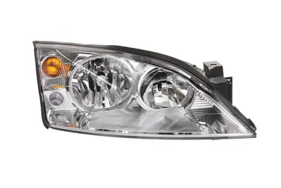 Far fata Dreapta (halogen, H1/H7/P21W/W5W, electric, fara motoras, culoare insert: cromat, culoare semnalizator: galben) potrivit FORD MONDEO III