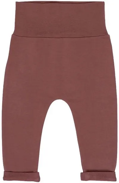 Pantaloni pentru copii Lassig - 50-56 cm, 0-2 luni, roșu închis