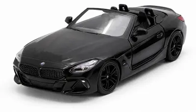 Mașină metalică Kinsmart - BMW Z4, 1:34, neagră