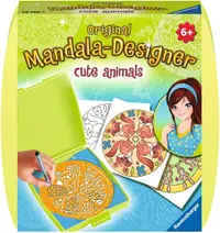 Set creativ Ravensburger - Designer de mandale, mini, animale drăguțe