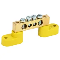 Neutral bus bars with two corner Izolators SHNI-8x12-4-U2-ZH
