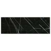 Faianta decorativa Agatha Black rectificata 40x120 lucioasa