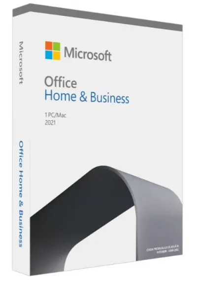 Licenta retail Microsoft Office Home and Business 2021, English, EuroZone, Medialess