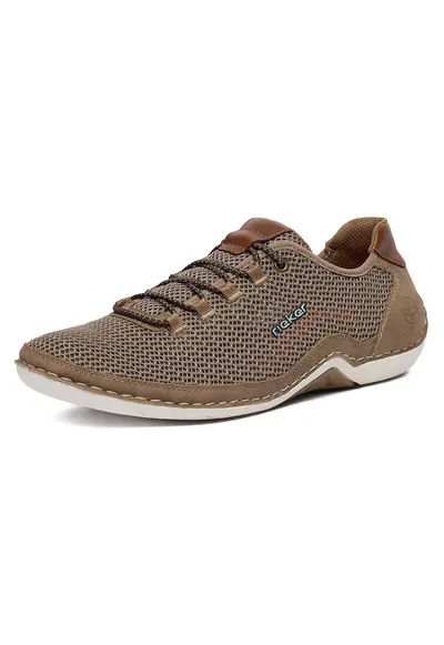 Pantofi sport barbati bej - material textil - constructie usoara