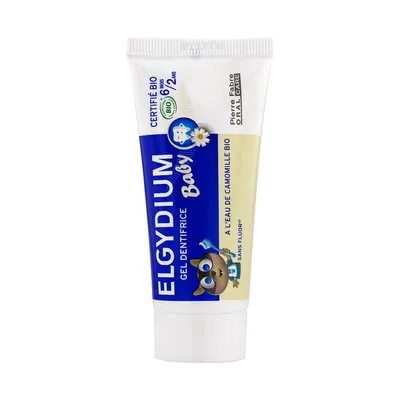 Pasta de dinti cu musetel pentru copii 6 luni-2 ani Baby Organic Bio Elgydium 30 ml