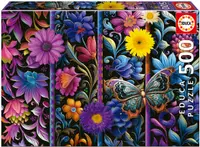 Puzzle Educa din 500 de piese - Flori înflorite