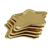 Set 6 farfurii stea gold 23cm