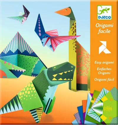 Set pentru origami Djeco - Dinozauri