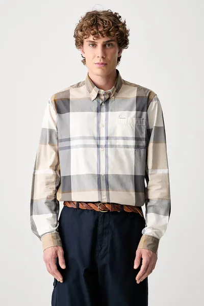 Barbour cămașă pentru bărbați din bumbac Harris Tailored Shirt