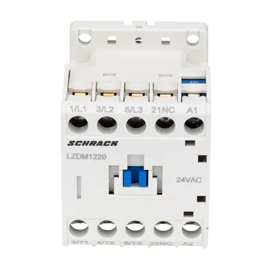Contactor 3 poli, CUBICO Mini, 5,5kW, 12A, 1NI,24Vc.a.