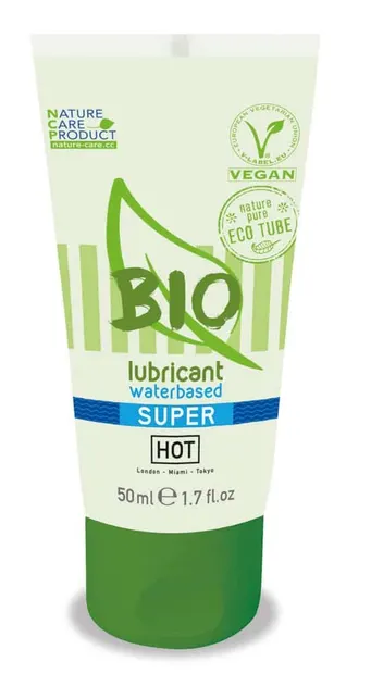 Lubrifiant pe bază de apă, Hot, Superglide, 50 ml, bio