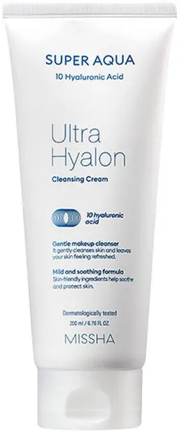 Missha Super Aqua Crema de curatare Ultra Hyalron, 200 ml