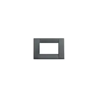 Placa ornament 3 module Vimar(Idea)metal slate grey