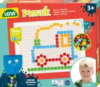 Set pentru mozaic Lena - Opac, 100 piese, Ø10 mm