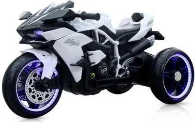 Motocicletă electrică cu trei roti Moni - Ninja, alba