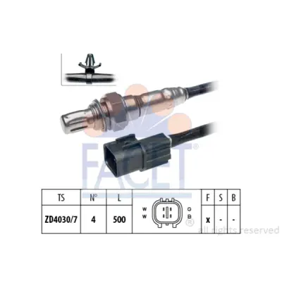 Sonda lambda FACET 10.7658