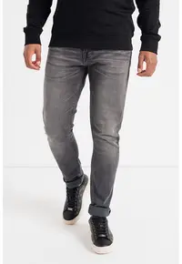 Blugi skinny cu aspect decolorat Miami - Gri antracit